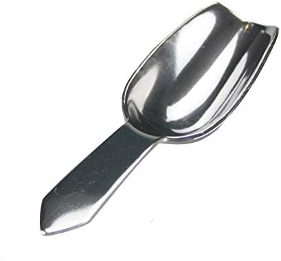 6PC Spice Spoons Mini Masala Dabba Indian Spice Tin Spoons Scoops Stainless Steel Mini Salt Sugar Loose Leaf Tea Coffee Seasoning Herbs Spoons Short Handle Mini Candy Scoops