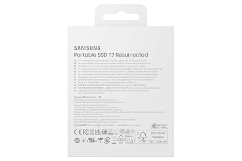Samsung T7 Resurrected MU PD1T0G SSD chiffré externe portable USB 3.2 Gen 2 USB C connecteur AES 256 bits - vue 10