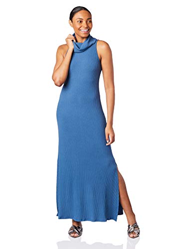Vestido Casual Vestido Longo, Mercatto, Feminino, Azul Medio, XG