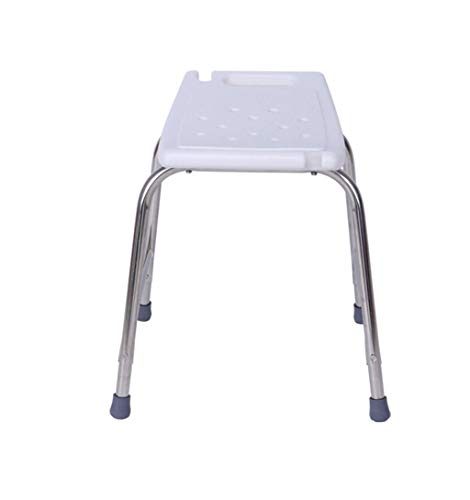 Nivok Bath Stools,Shower Chair Bath Seat, Height Adjustable Stainless Steel Bathroom Bath Chair Pe Bench Plate Curved Design,Bear 200Kg #TOP3