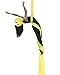 Aerial Silks Starter Kit - Durable 11Yards of Aerial Yoga Hammock with Hardware, Aerial Swing for Acrobatic Flying Yoga & All Levels (Aerial Rigging Point Up to 14ft)