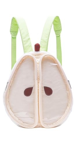 Cute Pear Shape Ita Bag Anime Cosplay Daypack Large Capacity Kawaii Backpack for Women (Green, Large)