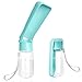 Nepfaivy Trinkflasche Wasserflasche Hunde für Unterwegs - 550ml Auslaufsichere Hundetrinkflasche mit Faltbarem Trinkfutterautomat, Hundewasserflasche für Kleine bis Große Hunde zum Wandern und Reisen