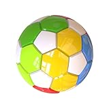 Cubo magnético de balón de fútbol, ​​Juguetes de de íris, Compacto con función Relajante, Accesorio Divertido para Sala de Juegos, Herramienta de Aprendizaje Vibrante con
