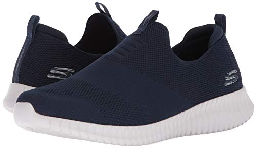 Skechers Elite Flex Wasik Sapatilha Masculino, 41, Azul Escuro