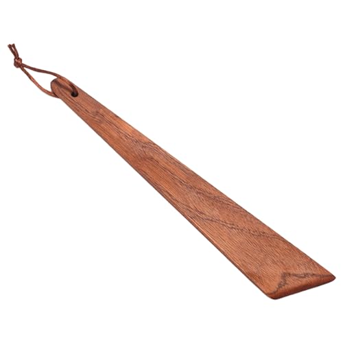 Amesor Espátulas Planas De Madera Para Freír | Paleta Plana con Mango Largo - Utensilios De Vuelta Sin Rayar, Accesorio De Cocina Para Raspar Y Voltear Tortitas