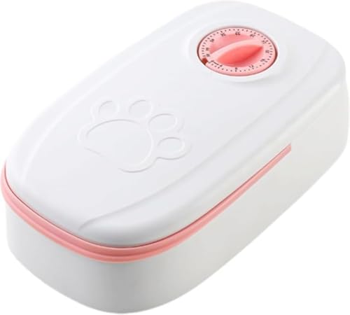 Zxyler 自動給餌器 オートペットフィーダー ペットフード 自動餌やり機 水洗い可能ステンレス製ボウル お留守番 ご飯 用犬&猫兼用 犬 猫 タイマー式 タイムフィーダー エサ入れ