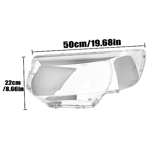 Phare optique Subaru Forester 2006 2007 2008 cache objectif vitre droite