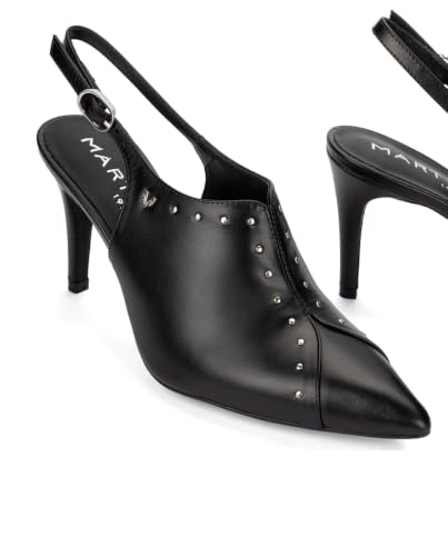 MARTINELLI Thelma Chaussures à Talon Femme | Cuir | Boucle | Talon | Noir – vue 5