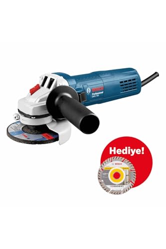 Gws 750-125 avuç taşlama makinesi, 750 W