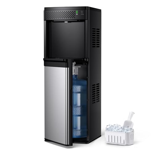 Euhomy 4-in-1 Water Dispenser with Ice Maker, Bottom-Loading...