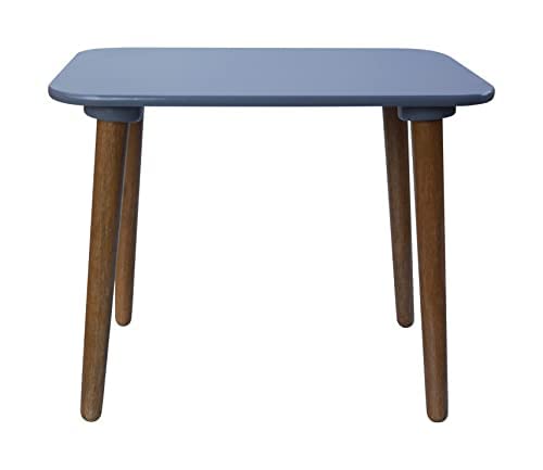 Image of BAS Brwon Art Shoppee Fold-able Rectangle Shaped Side Table /Tea Coffee Breakfast and Laptop Table ( Engineered Wood,Grey )