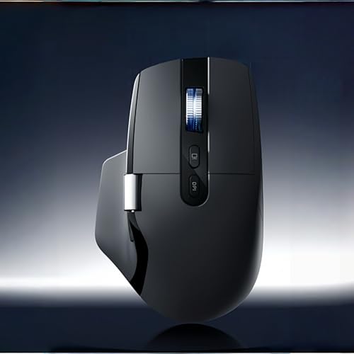 MiniLuxis Ergonomic Wireless Mouse, Infinite & Side Scroll...
