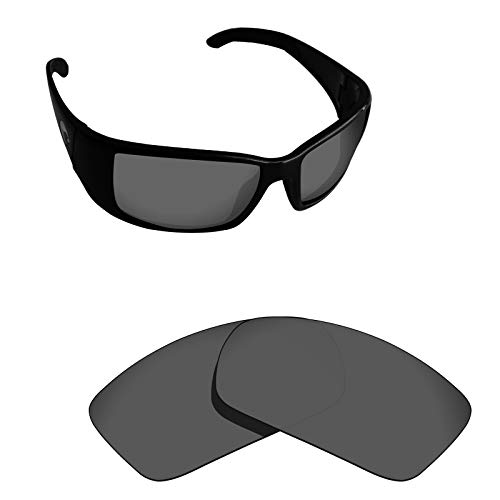 Image of Alphax Black Chrome Polarized Replacement Lenses for Costa Del Mar Blackfin
