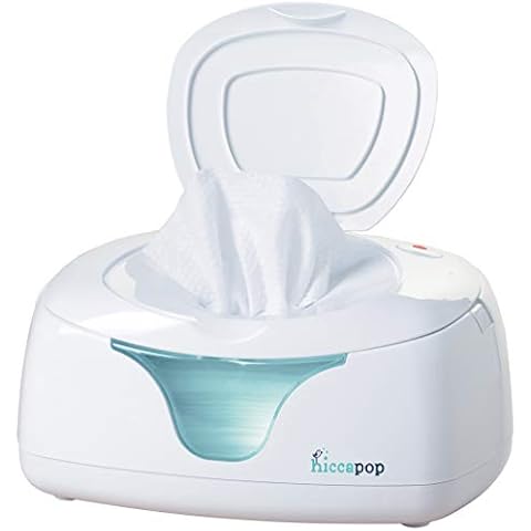hiccapop Wipe Warmer and Baby Wet Wipes Dispenser | Holder | Case with Changing Light Cover