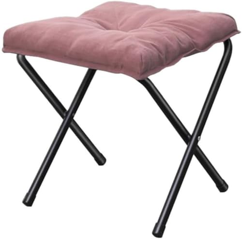 HeartTrend �܂肽���� �t�b�g���X�g 40×40×37cm 2WAY ���@�\ �ӂ�ӂ�N�b�V���� �X�`�[���t���[�� �I�b�N�X�t�H�[�h�z �f�X�N��/�A�E�g�h�A�p (�s���N)