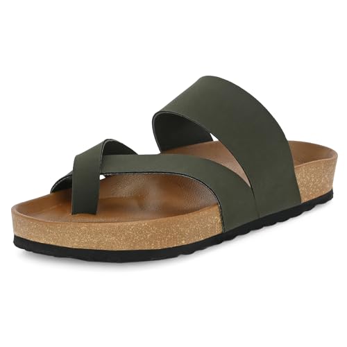 Image of Centrino Men's Berkin-Style Slip-On Sandals | Open Toe Design | Soft PU Footbed | Lightweight & Comfortable | Arch Support | On-Grip Sole | Casual Outdoor Wear (6864)