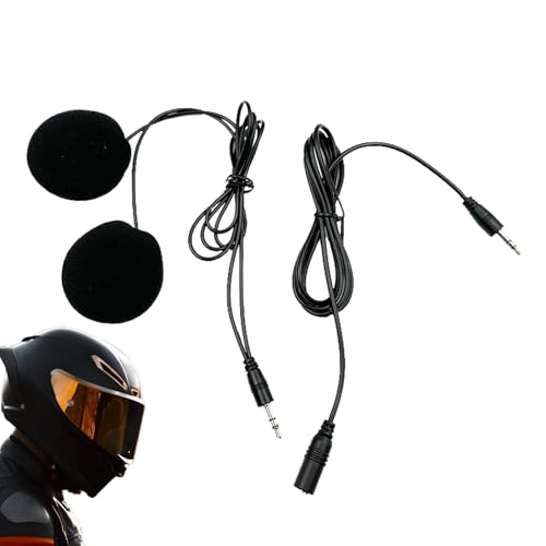 Générique Écouteurs Moto - Casque Moto avec Haut-Parleurs Intégrés,Accessoires Sports Automobile Réponse pour Randonnée Sportive Ski Motocross Snowboard...