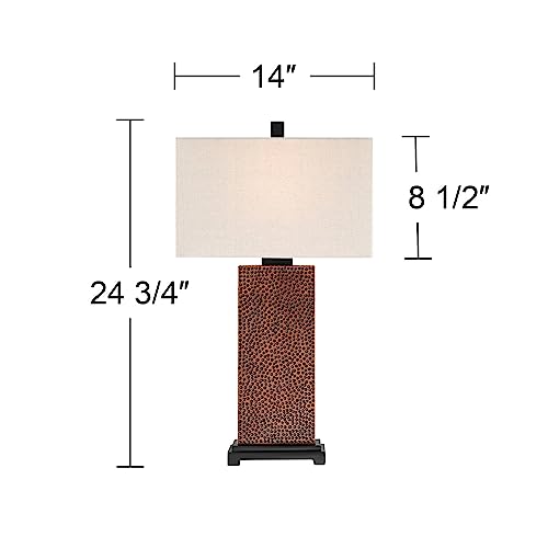 Lámpara de Mesa Rústica 360 Lighting Caldwell Set 2 miniatura 4