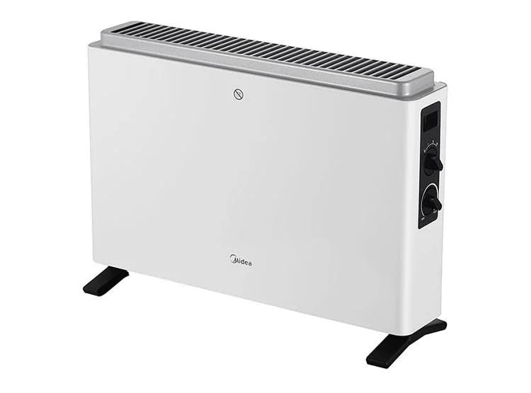 MIDEA Convecteur électrique basse consommation, 2 000 W, thermostat réglable, chauffage électrique avec 3 niveaux de puissance, émetteur thermique avec...