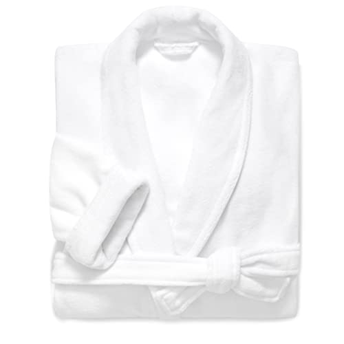 Brooklinen Luxury Cotton Bath Robe, Ultra Soft, Adjustable & Machine Washable – Premium Turkish Plush Robes for Women & Men