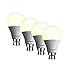 Produktbild lampaous® 4 Stück LED Glühbirne 12 W B22 BC Lichter A60 GLS Bajonett Globe Lampe, warm weiß Farbe 3000 K, 1200 Lumen Super Bright Lights entspricht 100 W Glühbirnen, umweltfreundlich, Hohe effektive 85% Energie.