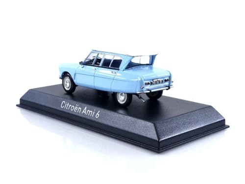 Norev CIT Friend Ami 6 1966 1:43 Azul Monte Carlo miniatura 3