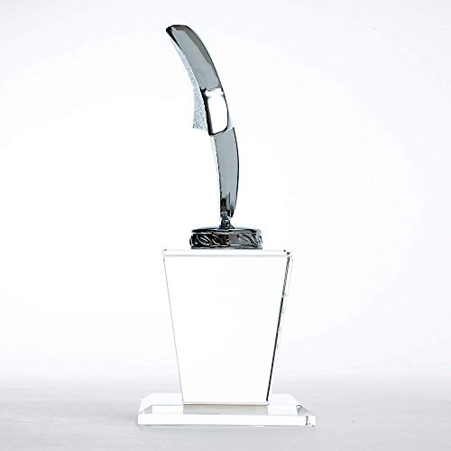 Baudville Engraved Reflective Star Trophy - Crystal Base - Personalized Engraving Up to Three Lines and Pre-Written Verse Selection - Comes in Gift Box - Award for Employees - Thumbnail 7
