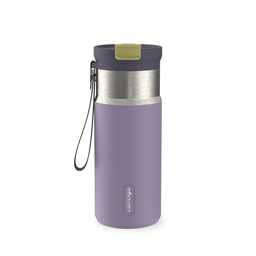 Image of Contigo DualSip 16 oz Compact Stainless Steel Vacuum-Insulated Water Bottle with 2-in-1 Leakproof Lid (Straw or Spout), BPA-Free & Lead-Free, Dishwasher Safe