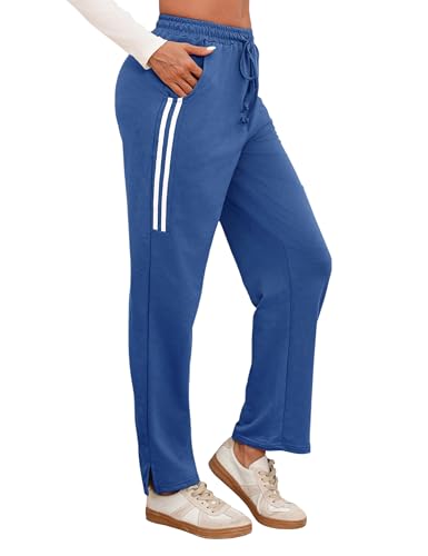 Leversic Deportivos Mujer Pantalónes Deportivos Casuales Algodón ...