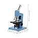 BESPORTBLE 2pcs Microscope Doll House Dollhouse Science Scene Kit DIY Micro Landscape Ornament Miniature Dollhouse Lab Equipment Microscopic Lens Dollhouse Science Tools Sky-Blue Plastic