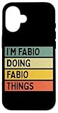 Photo Gallery custodia per iphone 16 citazione personalizzata divertente i m fabio doing fabio things Photo Gallery custodia per iphone 16 citazione personalizzata divertente i m fabio doing fabio things