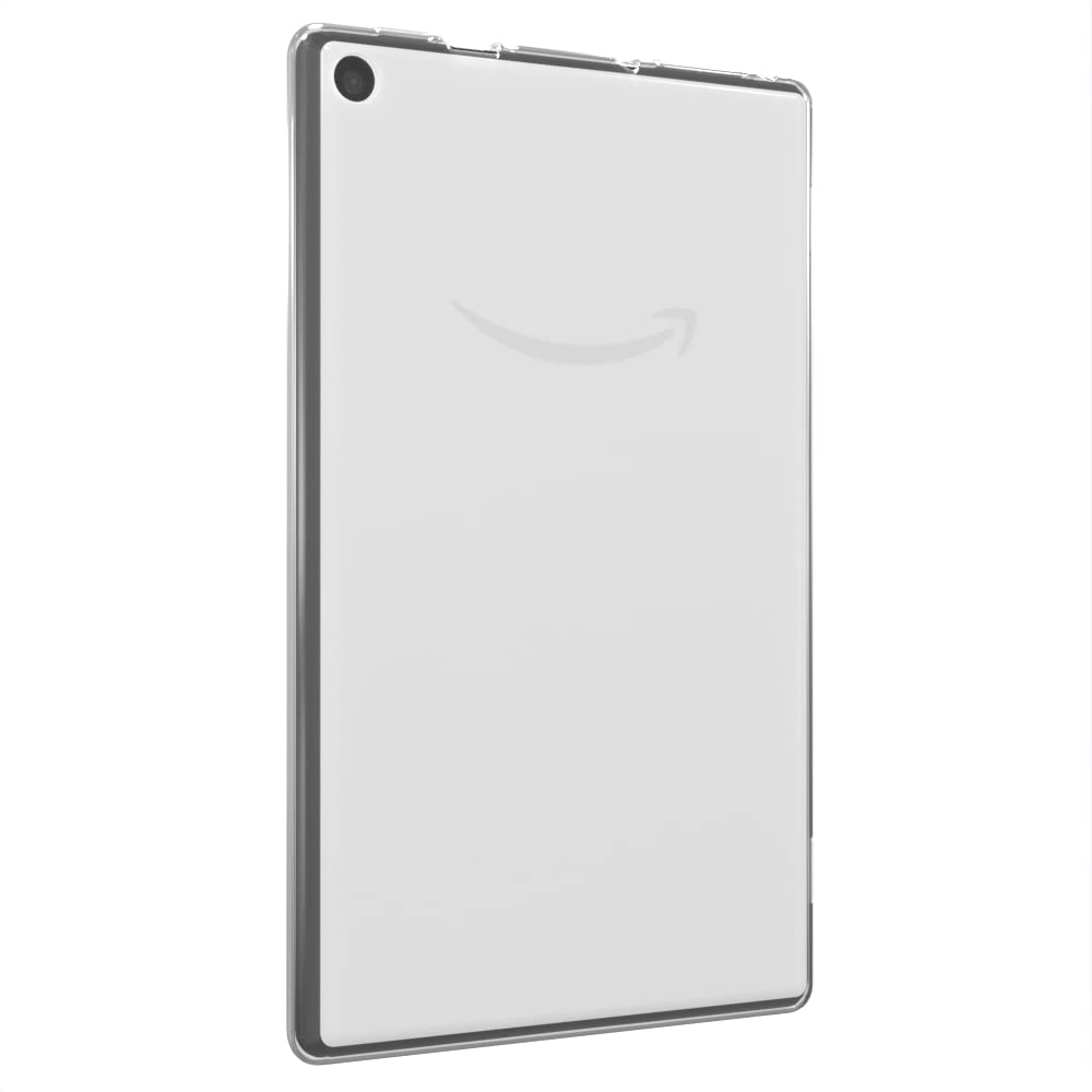 Puxicu Schutzhülle für 8 Zoll Kindle Fire HD 8 Tablet 8.,7.,6.,5. Generation (altes Modell 2018/2017/2016/2015), schlankes Design, flexible, matte TPU-Schutzhülle, transparent,transparent transluzent