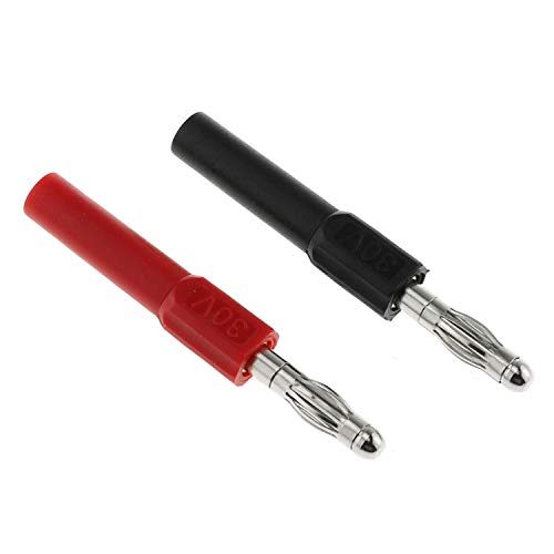 Adaptador Conector Banana Jack Macho a Hembra 4mm 4pcs miniatura 6