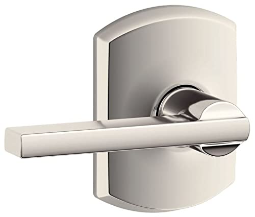 Cheapest 🛒 Schlage Lock Company F10LAT618GRW Latitude Passage, Polished Nickel