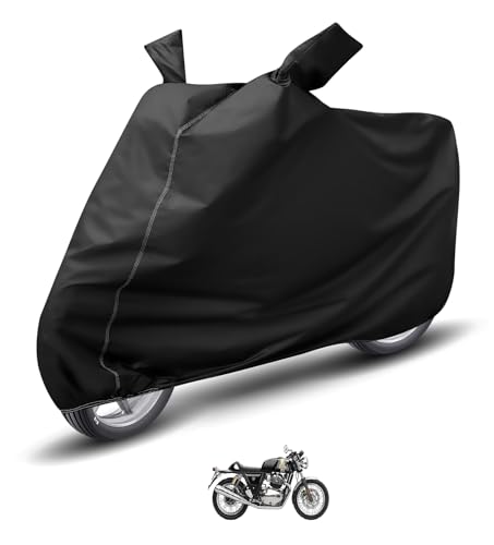 Image of Auto Hub Waterproof Bike Cover Compatible with RE Continental GT 650 Dustproof, UV Protection Two Wheeler Bike Continental GT 650 Cover - Black