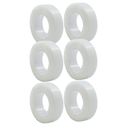 HEALLILY 6 Rolos de Fita Adesiva Médica Atadura Adesiva Rolos de Fita Adesiva Clara Extensão de Cíli