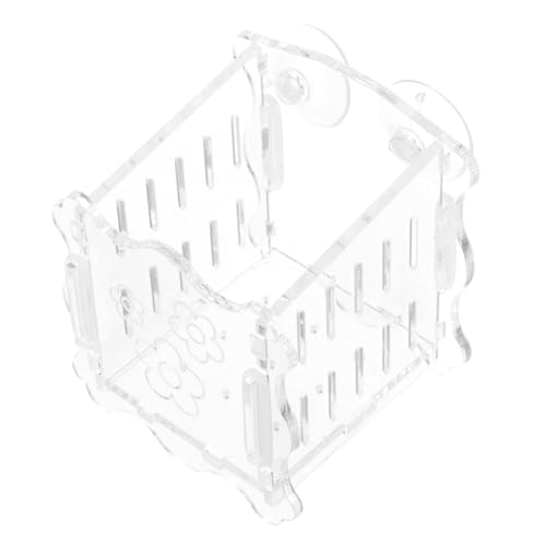 水生植物カップ sink plant クリーナー ヒータ 池 立つ ミニ クリエイティブ植栽カップ 魚の飼育カップ 吸盤付きプランター タンクプランター 水槽用プランター アクリル ROMISBABA