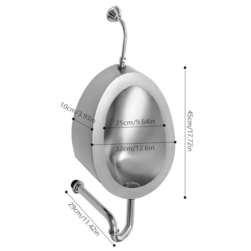 Urinoir à chasse d'eau automatique en acier robuste pour espaces commerciaux - 3