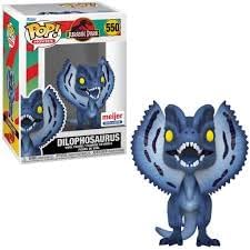 POP Funko Movie Jurassic Park Exclusive Dilophosaurus #550 with Free Acrylic Case, LE#550