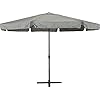 MaxxGarden Rod Parasol – Geschikt voor terras, balkon, strand ecc. – 400 x 400 x 220 cm