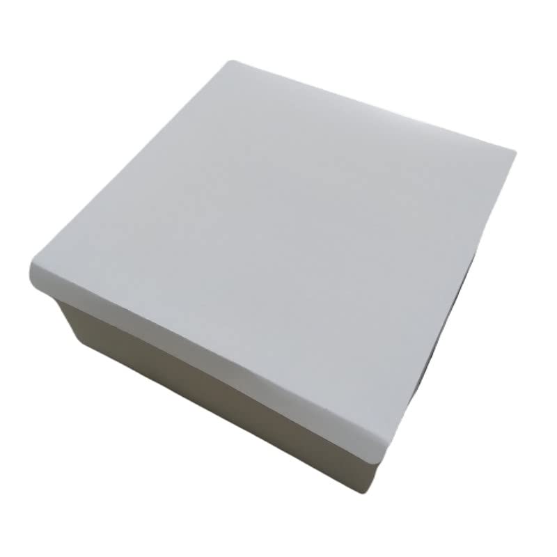 BELCORR White Cake Box for 1/2 kg; Size - 8x8x4 inches (Pack of 10)