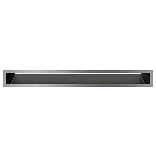 KRATKI Air Ventilation Grille, Warm Air Grille, 9 x 80 cm, Polished - Image 2