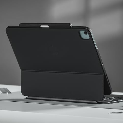 Image of MAGEASY CoverBuddy Lite iPad Case that Fits Magic Keyboard for iPad Air 13 inch (M4 2026 / M3 2025 / M2 2024, 8th /7th /6th Generation) Magic Keyboard Compatible Case with Pencil Holder (Black 1.0)