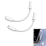 Ya en manzanajugosa.com: Pack de 2 adaptadores de auriculares para iPhone, iluminación a conector de auriculares de 3,5 mm, convertidor de audio auxiliar a dongle lighting dongle compatible con iPhone 14/13/12/11/X/XS Max/XR