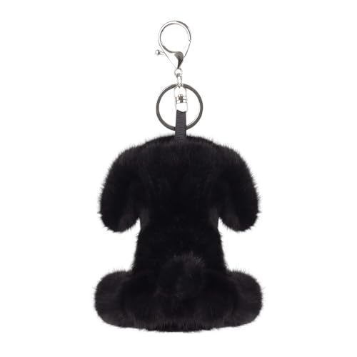 Apricot Lamb –Key-Black Labrador– Plüsch Schlüsselanhänger – Schlüsselanhänger Glücksbringer,Geschenke Freundin oder Freund,Geschenk zum Führerschein, Frauen,Mädchen