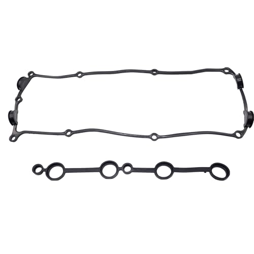 Image of HiSport Engine Valve Cover Gasket - Compatible with Nissan 1998-2004 Frontier 2000-2004 Xterra 1995-1998 240SX 2.4L - Replace VS50550R