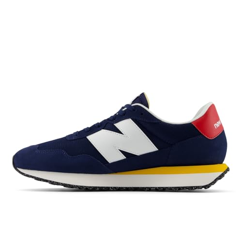 New Balance New Balance Men's 237 V1 Sneaker, Nb Navy/White/Team Red, 4.5