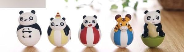 Amazon.co.jp: パンダコパンダ ぽってりゆらゆらおきあがりこぼし 6個