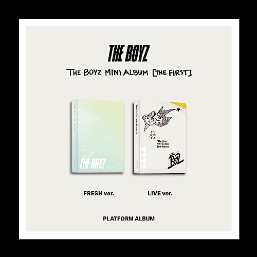 The Boyz The First mini album platform à écouter sur smartphone via QR code